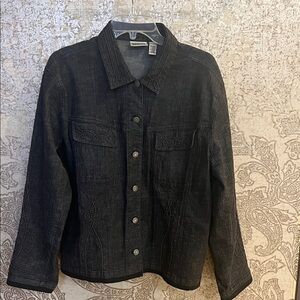 Chico's Vintage BlackDenim Jacket